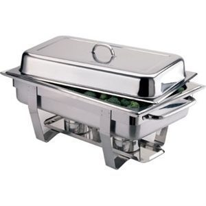 Lift off lid chafing dish