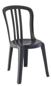 Black bistro chair